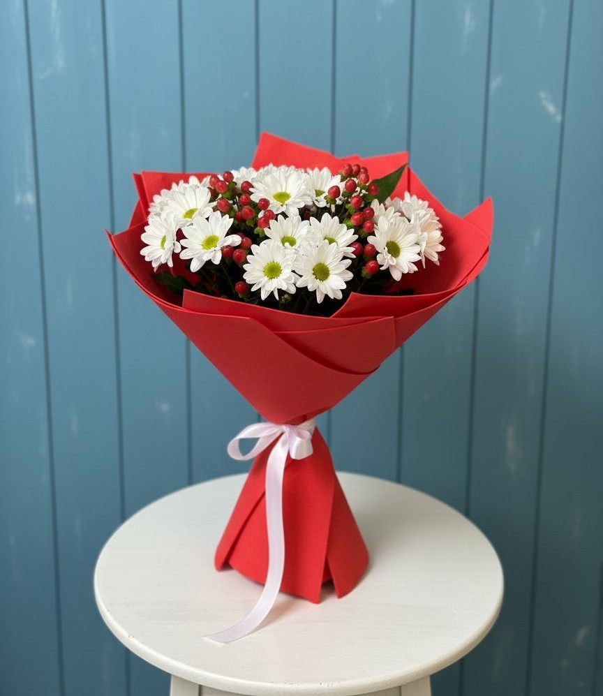 Букет цветов из: Хризантемы в Казинке Ставропольский край