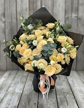 Букет цветов из:  Розы и Лизиантусы в Казинке Ставропольский край