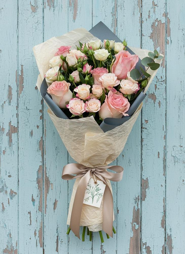 Букет цветов из: Розы в Казинке Ставропольский край