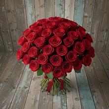 Букет 55 Красных роз Фридом #REPLACE_PRED# Казинке Ставропольский край