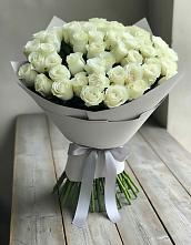 Букет 35 Белых роз в Казинке Ставропольский край