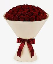Букет 101 Бордовая роза Блэк Бакарра в Казинке Ставропольский край