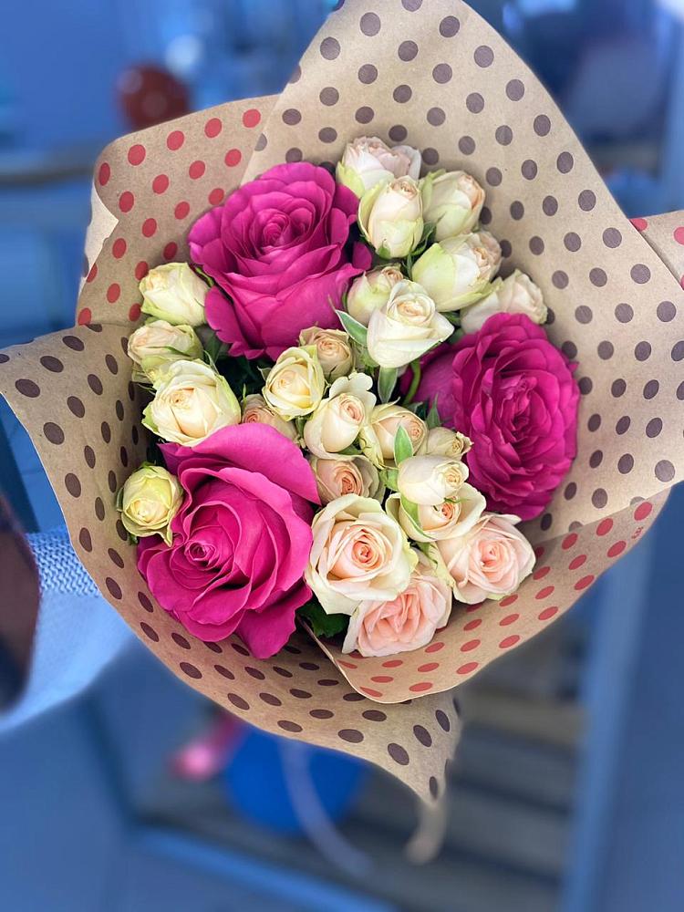 Букет цветов из: Розы в Казинке Ставропольский край