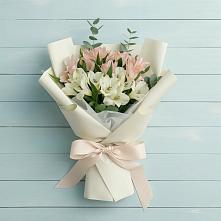 Букет цветов из:  Альстромерии в Казинке Ставропольский край