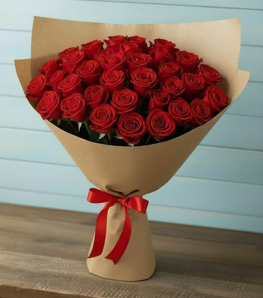 Букет Красные розы Милано в Казинке Ставропольский край