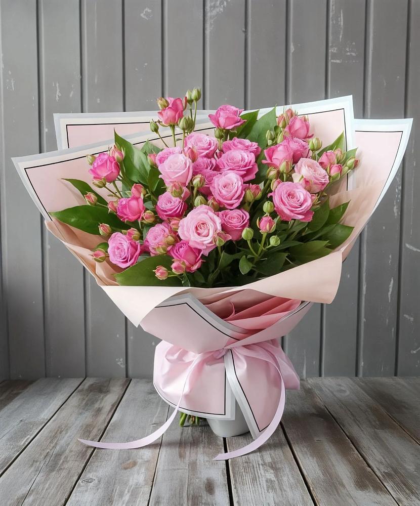 Букет Розовый кустик в Казинке Ставропольский край