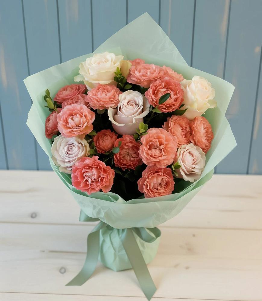 Букет цветов из: Розы в Казинке Ставропольский край