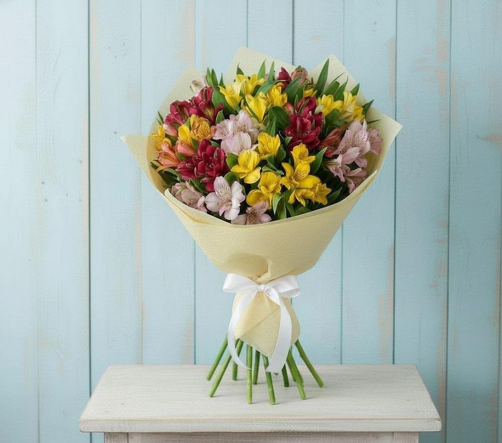 Букет цветов из: Альстромерии в Казинке Ставропольский край