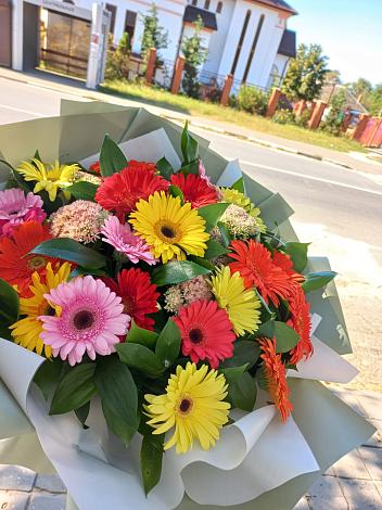Букет цветов из: Герберы в Казинке Ставропольский край