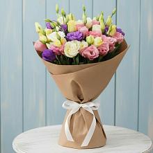 Букет цветов из:  Лизиантусы в Казинке Ставропольский край