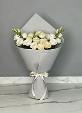 Букет цветов из:  Розы и Лизиантусы в Казинке Ставропольский край